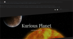 Desktop Screenshot of kuriousplanet.com